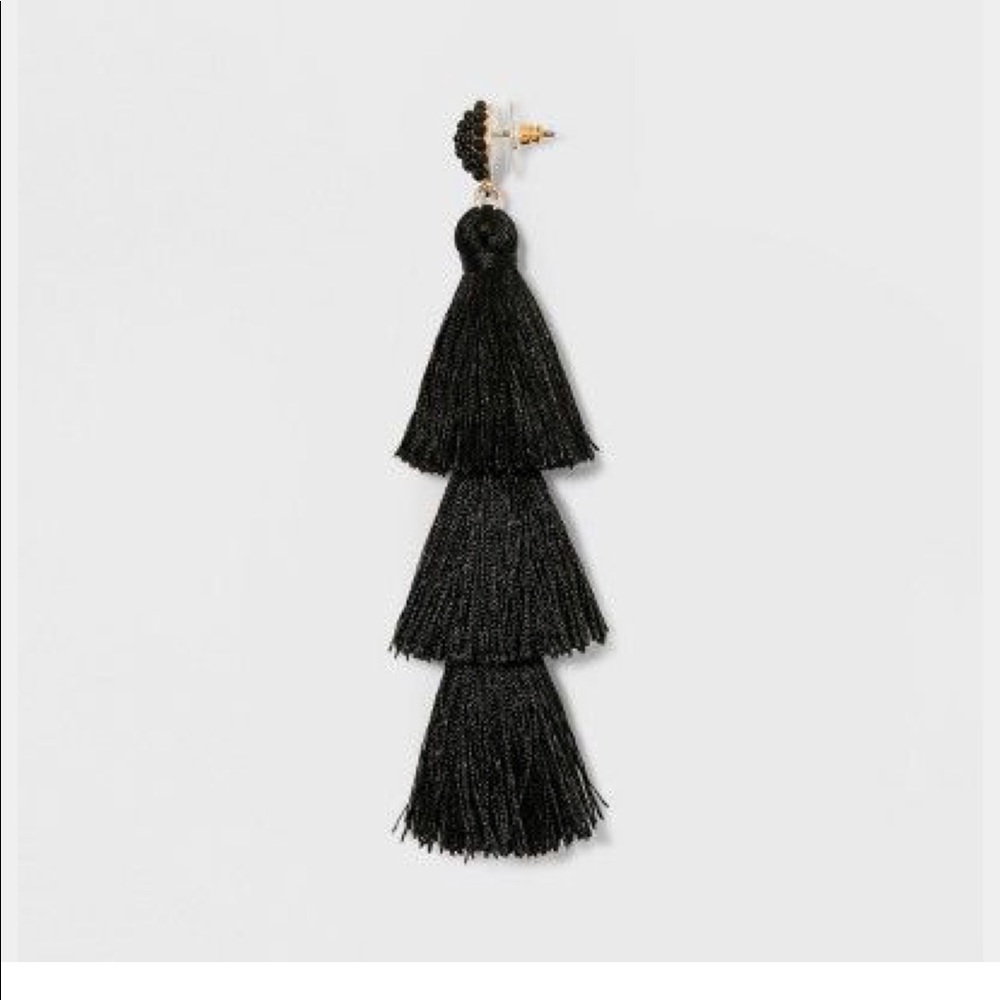 New bohemian earrings black